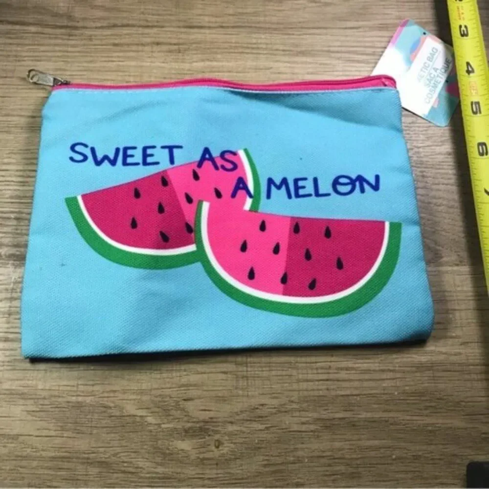 Watermelon Themed  Makeup Cosmetic Pouch Bag